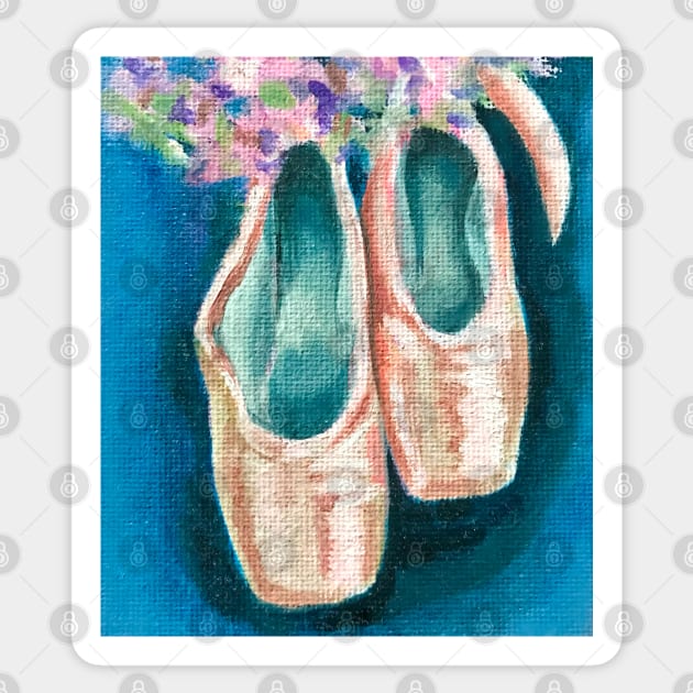 Ballerina Shoes Sticker by Lady Lilac